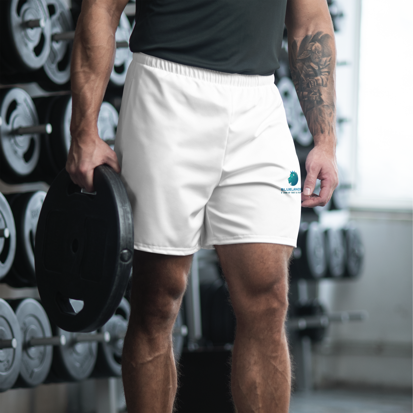 Stay Comfy and Stylish: Bluelander Terry Shorts | 90% Cotton,10% Polyester Unisex Fun | Pre-Shrunk with Drawcord Waist & Handy Pockets.