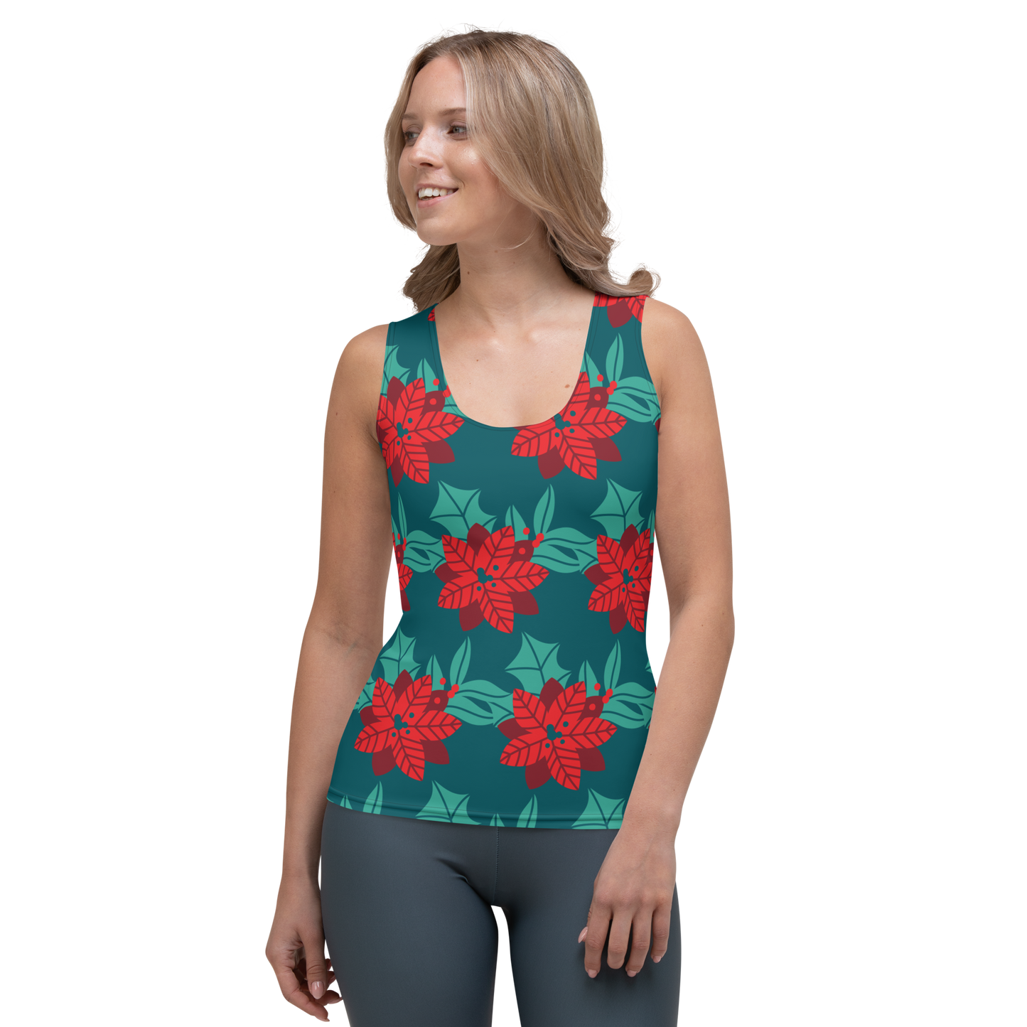 Experience Comfort and Style: Premium All-Over Printed Tank Tops by Bluelander.