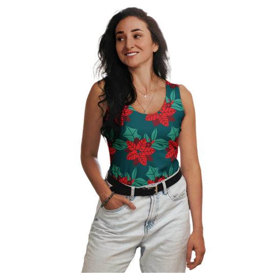 Experience Comfort and Style: Premium All-Over Printed Tank Tops by Bluelander.