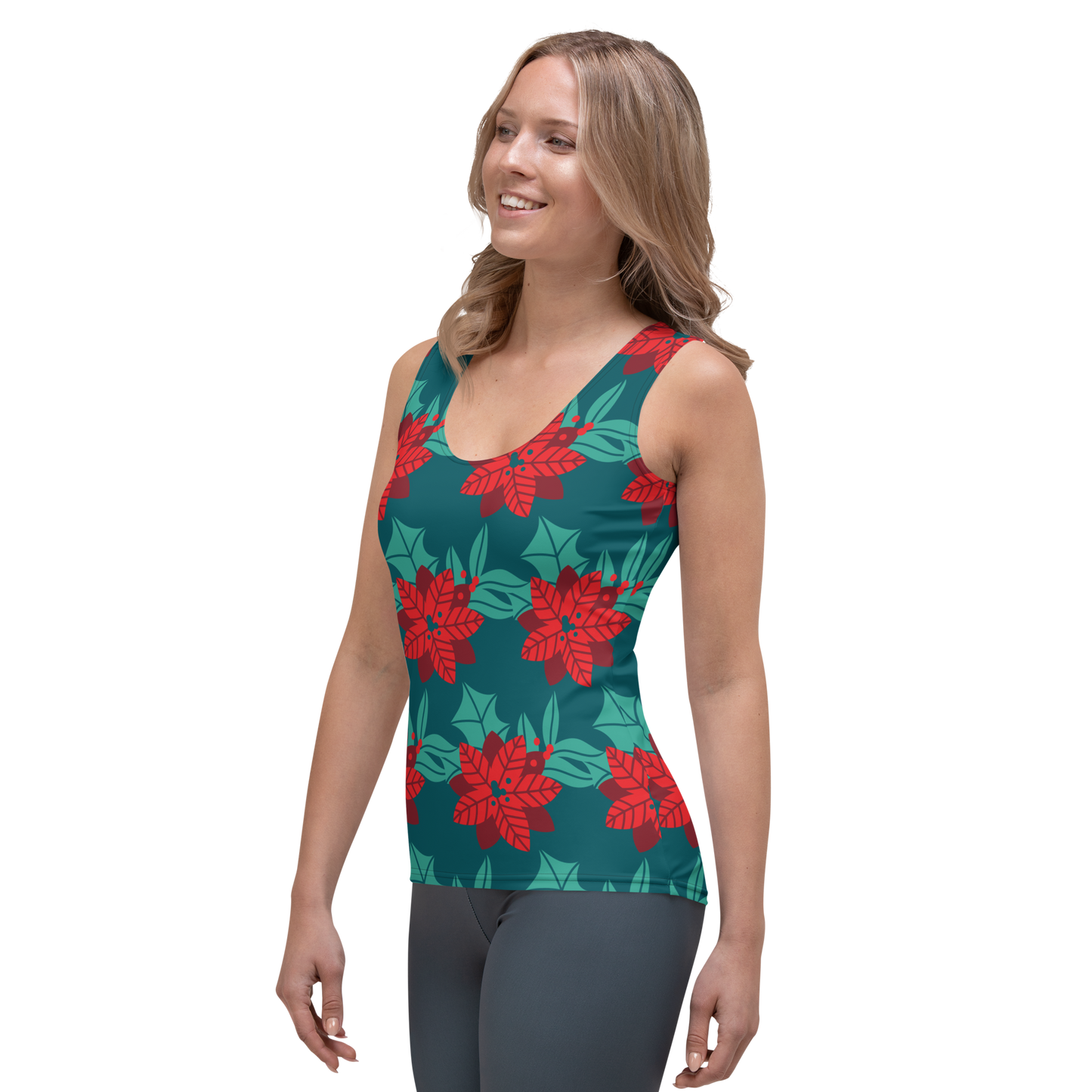 Experience Comfort and Style: Premium All-Over Printed Tank Tops by Bluelander.
