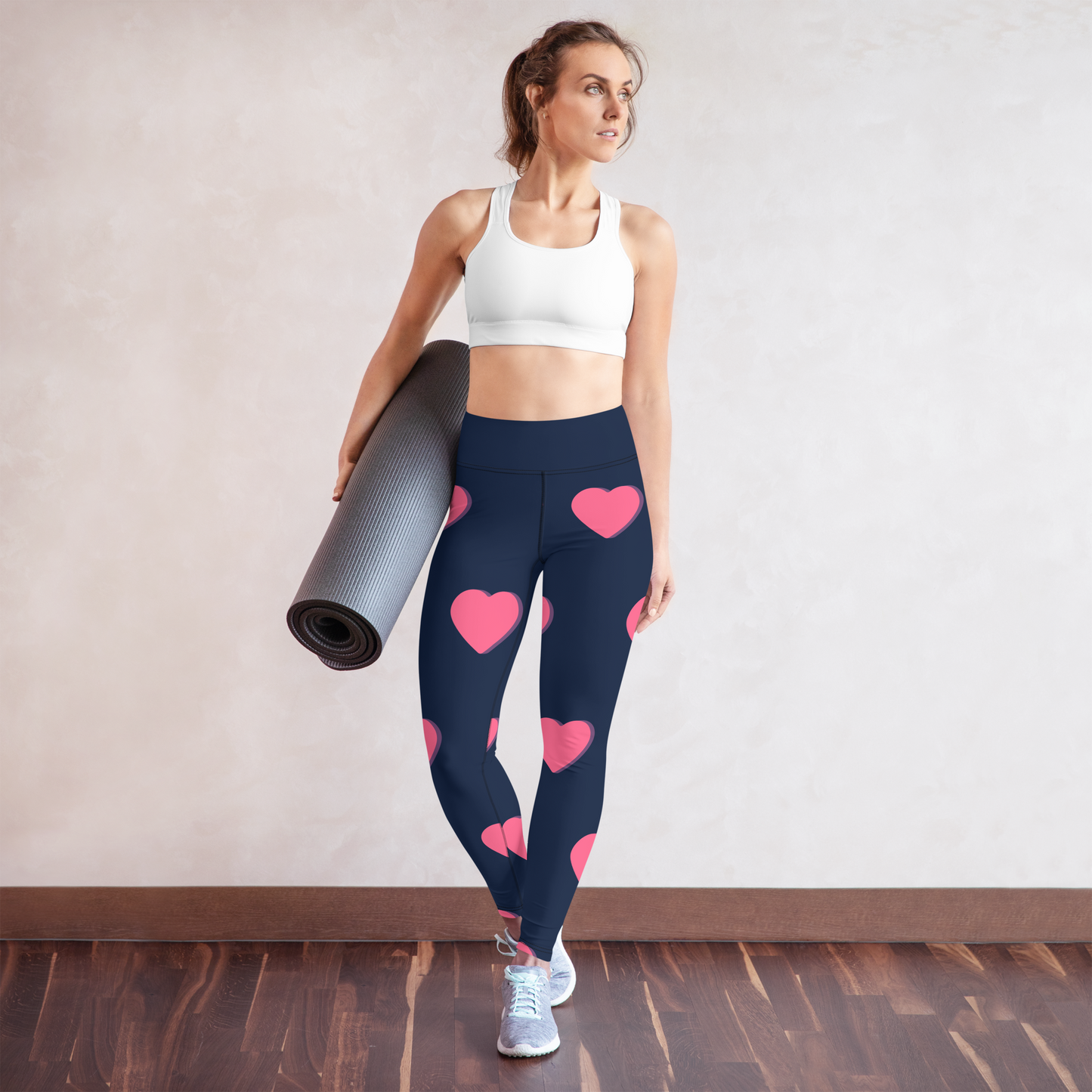 BLUELANDER's premium All Over Printed High Waist Leggings with Pockets.