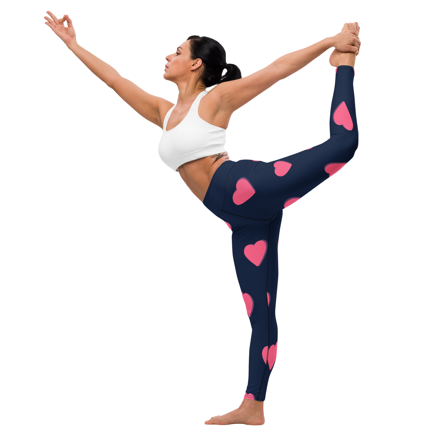 BLUELANDER's premium All Over Printed High Waist Leggings with Pockets.