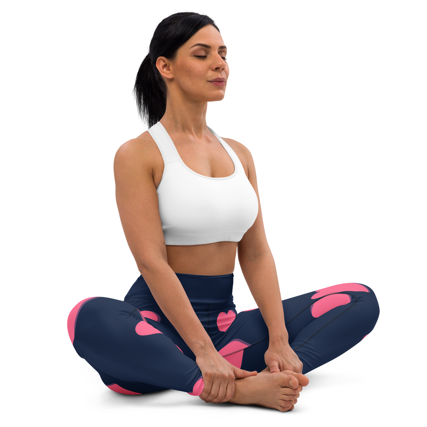 BLUELANDER's premium All Over Printed High Waist Leggings with Pockets.
