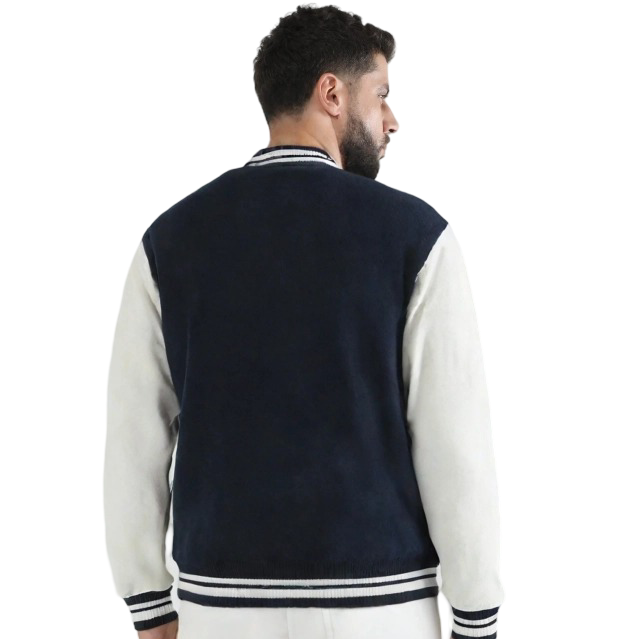 Bluelander Premium Unisex Letterman Jacket – 300 GSM Cotton, Stylish & Durable.