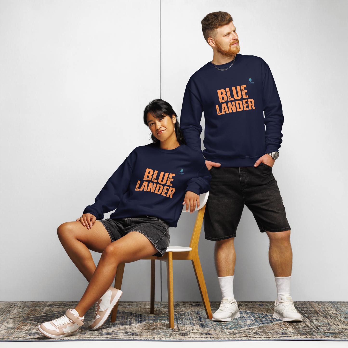 Experience Everyday Comfort & Style with Bluelander's Soft Cotton Sweatshirts.