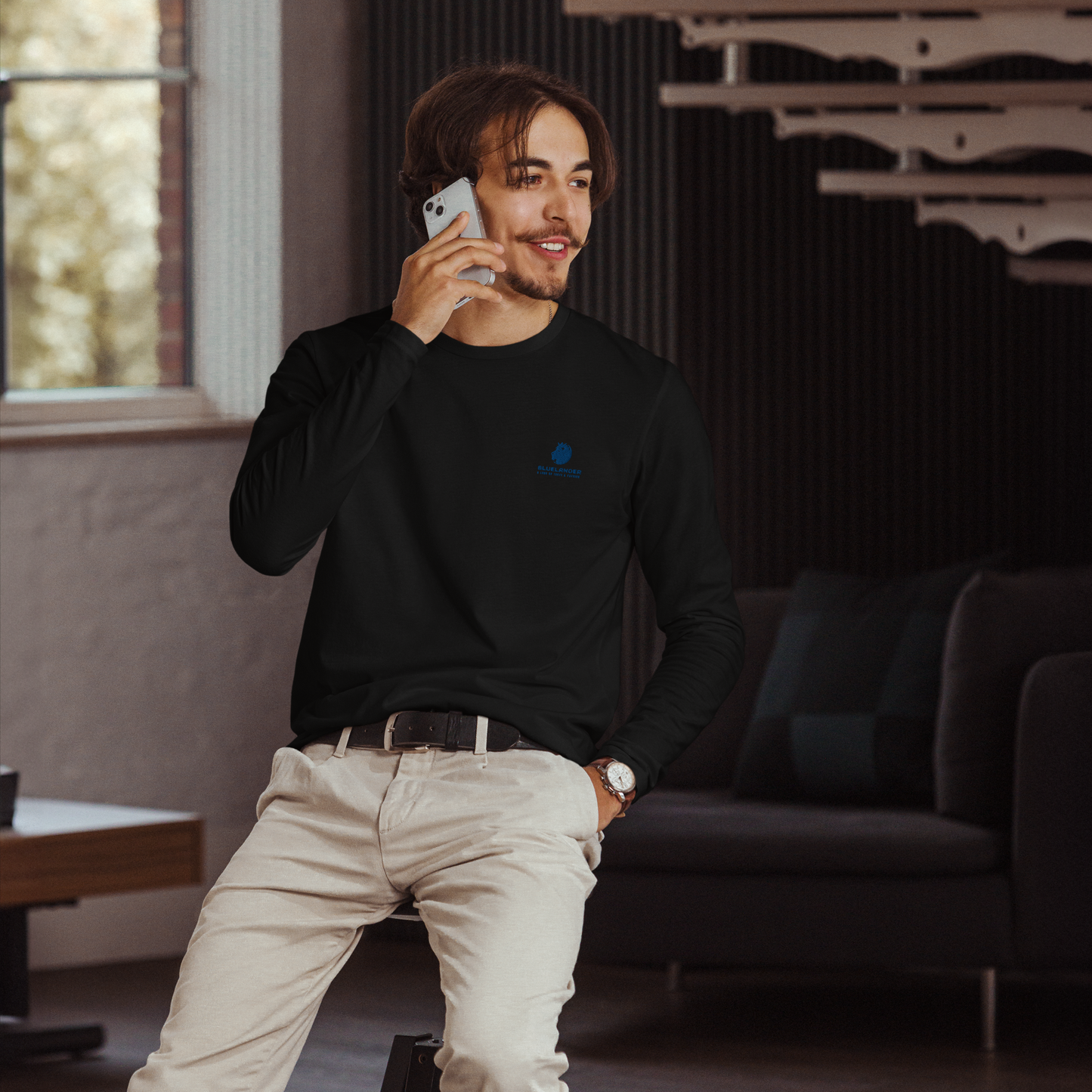 Revamp Your Style:Bluelander Cotton Full Sleeve T-Shirt | Ultimate Comfort & 100% Cotton | Pre-Shrunk & Bio Washed - Elevate Your Fashion!