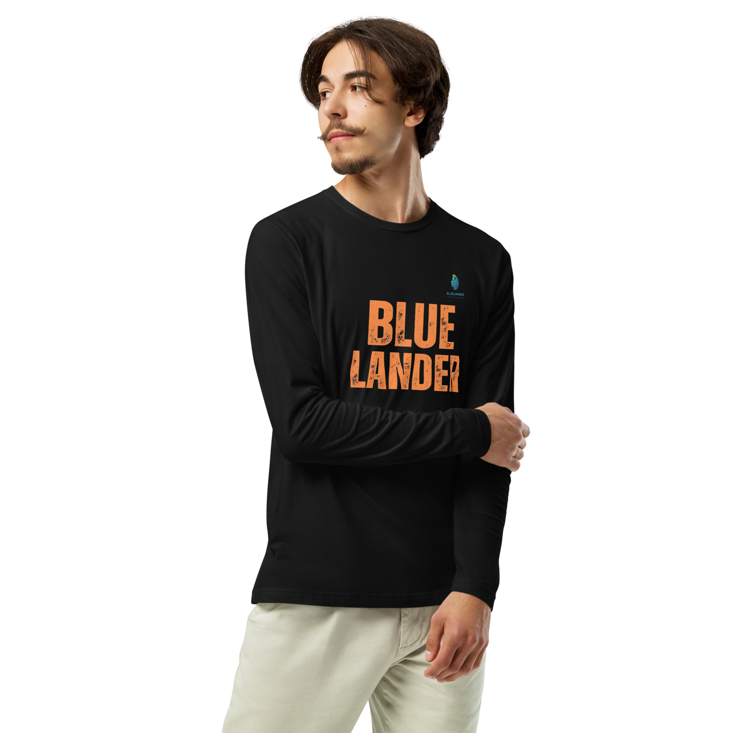 Bluelanders Unisex Soft Cotton bio washed Full-Sleeve T-Shirt.