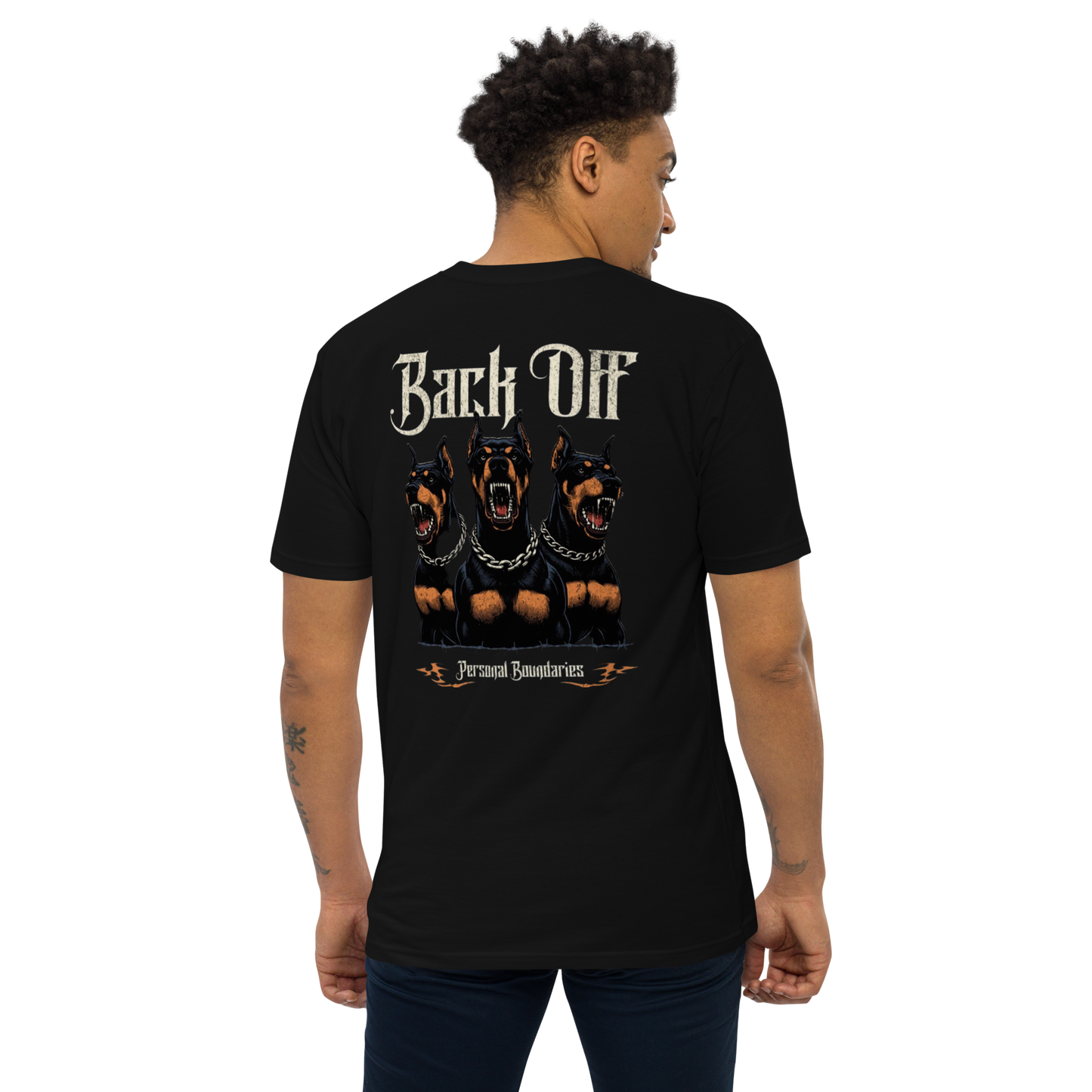 Premium Bluelander Cotton Unisex T-Shirt | Bio Washed | Unique Back Print Show drafts