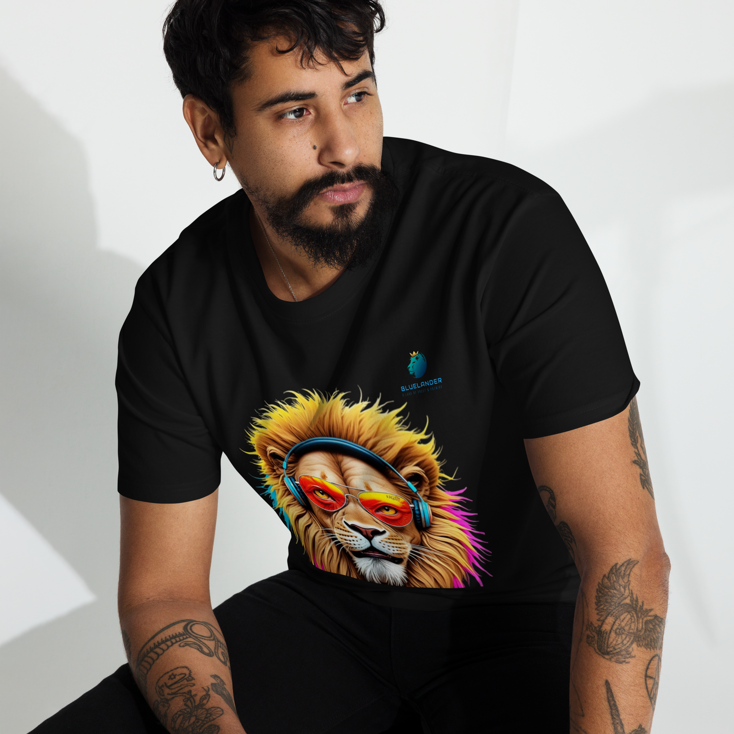 Rule the World: Bluelander's Premium Cotton Bio-Washed Half-Sleeve T-Shirt