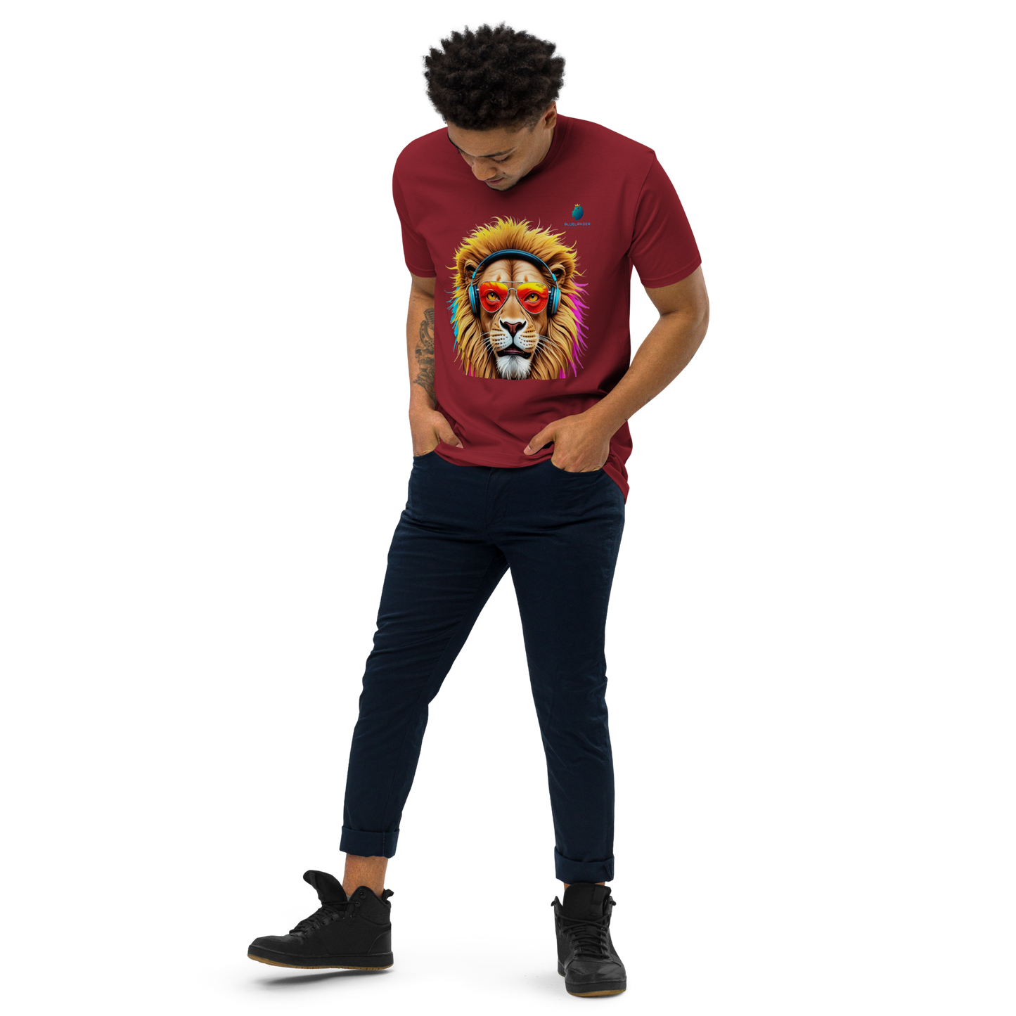 Rule the World: Bluelander's Premium Cotton Bio-Washed Half-Sleeve T-Shirt