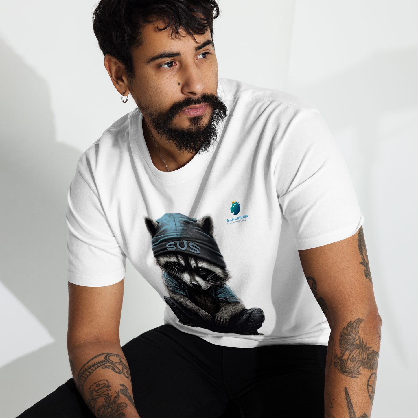 Be the Trend: Bluelander's Bio washed Unisex Premium Cotton T-Shirt.