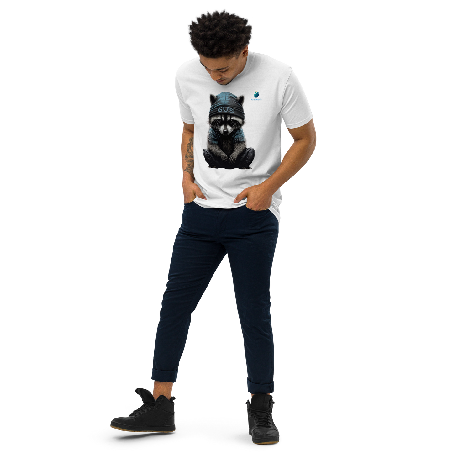 Be the Trend: Bluelander's Bio washed Unisex Premium Cotton T-Shirt.