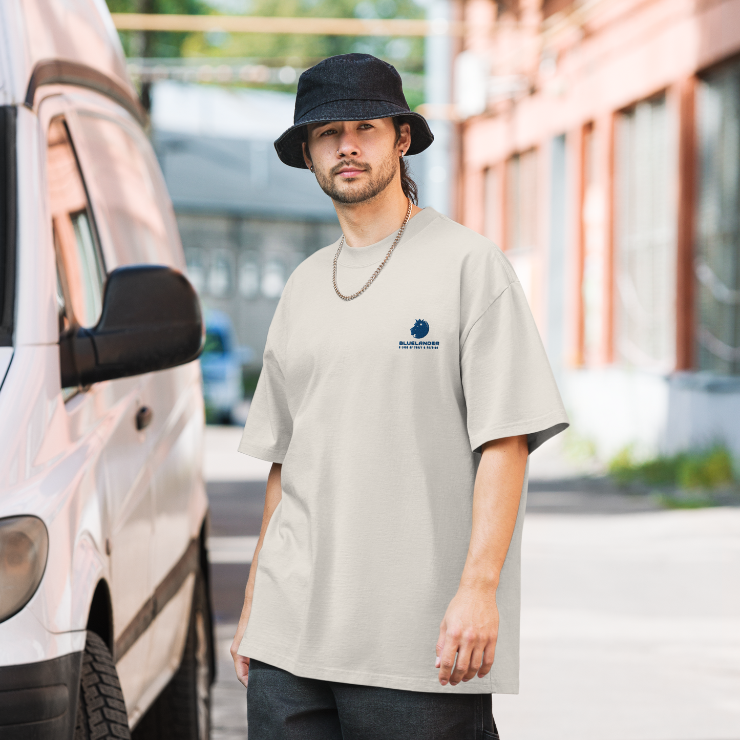 Style Meets Comfort: Bluelander Terry Oversized T-Shirt | 90% Cotton 10% Polyester | Unisex Fit | Pre-Shrunk & Drop Shoulder Design | Explore Now!