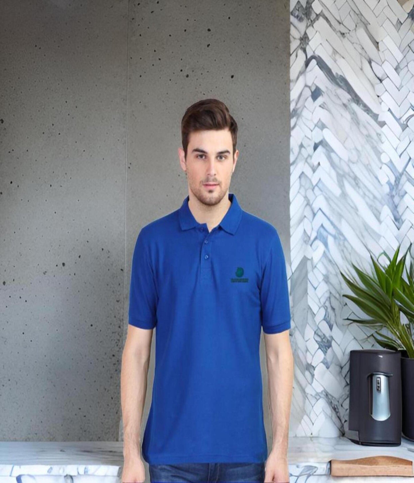 Bluelander's Polo: 220 GSM Premium Cotton - Super Combed, Bio Washed, Unisex Fit. Step into comfort, stride towards your dreams