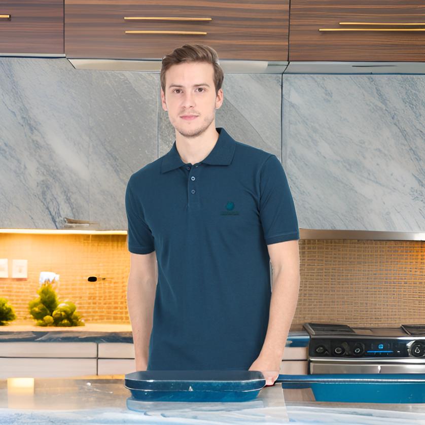 Bluelander's Polo: 220 GSM Premium Cotton - Super Combed, Bio Washed, Unisex Fit. Step into comfort, stride towards your dreams