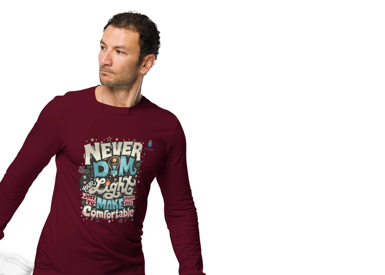 Bluelanders: Comfort Redefined - Unisex Premium Cotton Bio-Washed Full-Sleeve T-Shirt.