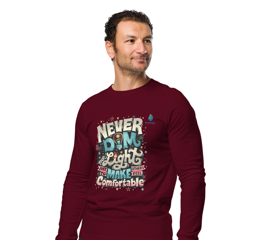 Bluelanders: Comfort Redefined - Unisex Premium Cotton Bio-Washed Full-Sleeve T-Shirt.