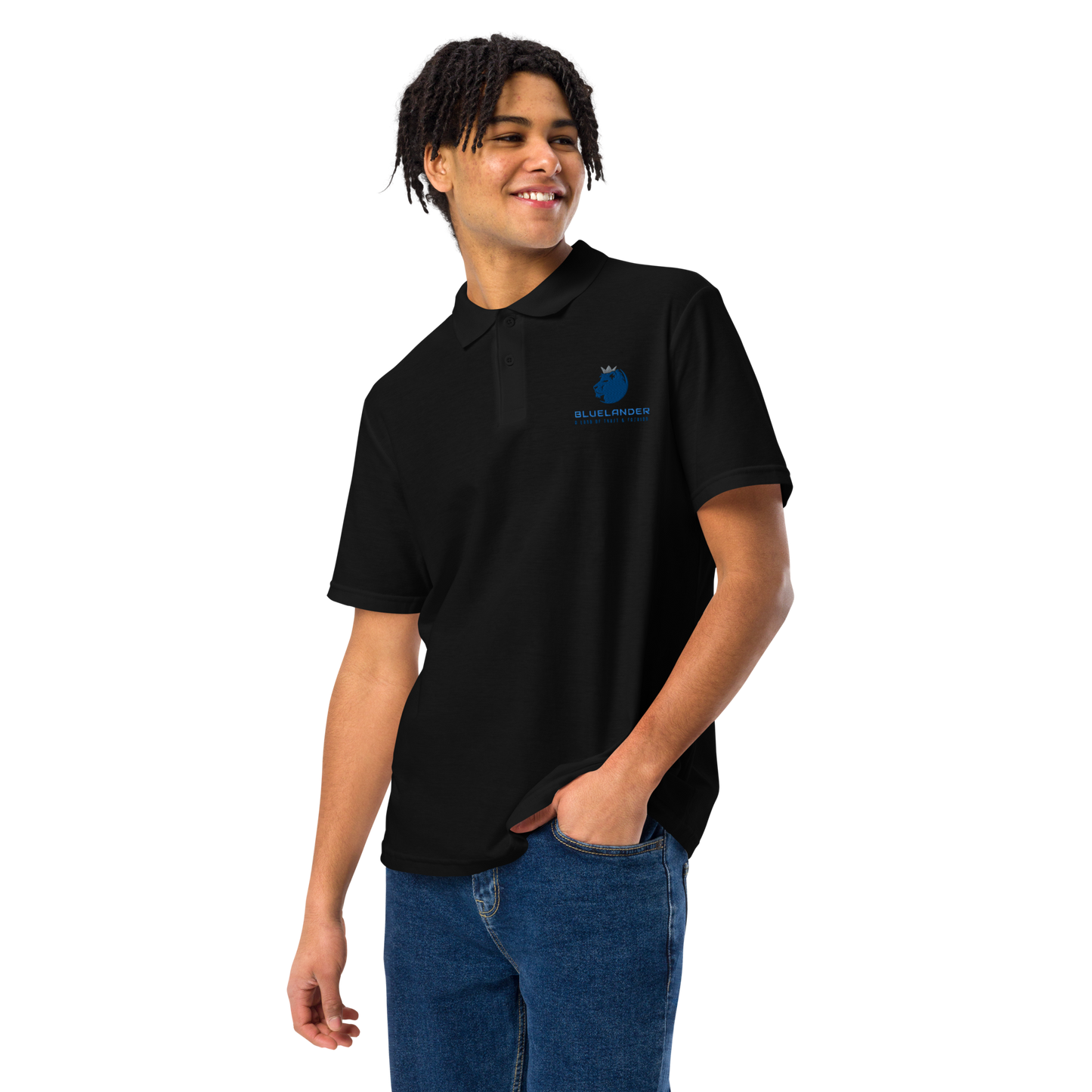 Bluelander's Polo: 220 GSM Premium Cotton - Super Combed, Bio Washed, Unisex Fit. Step into comfort, stride towards your dreams