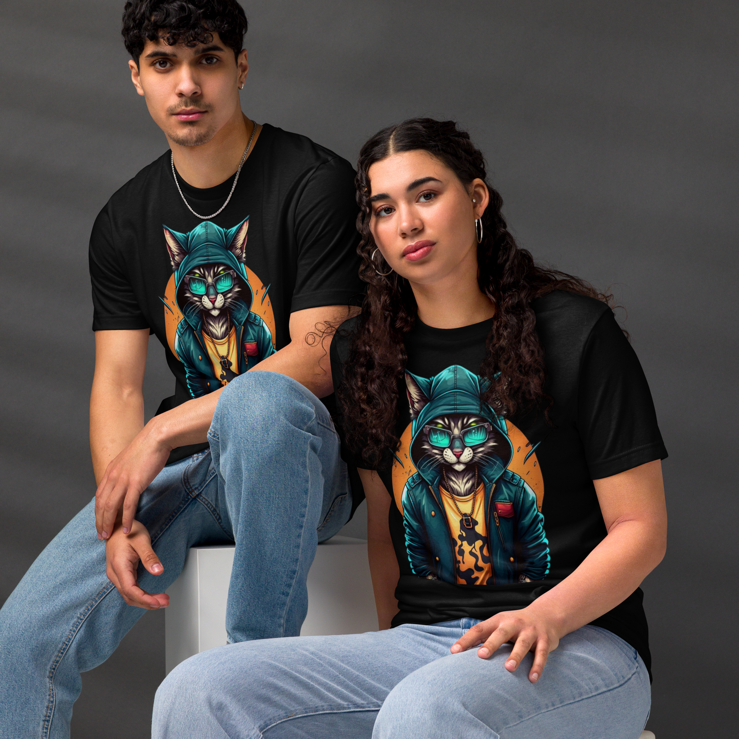 Rocking Cat Cloud Comfort: Bluelander's T shirt
