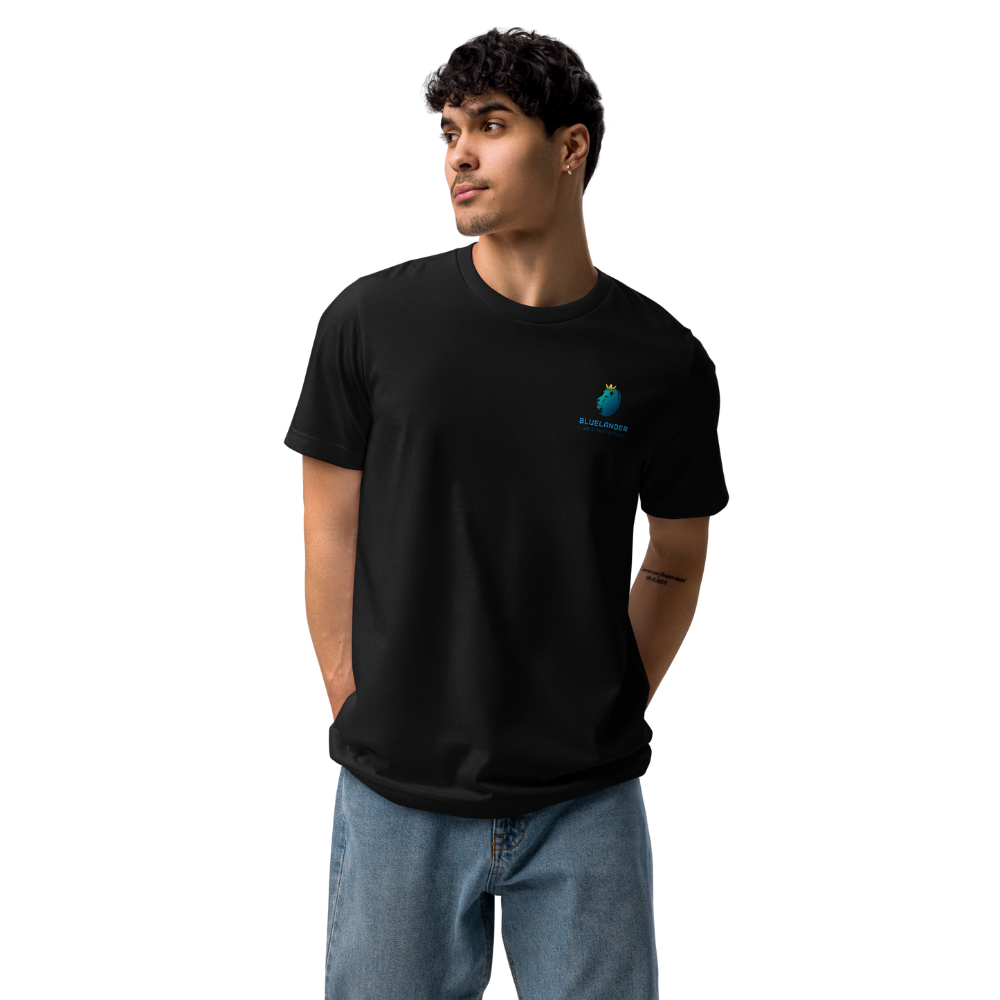 Let's create good stories together: Bluelander's Premium Cotton Bio-Washed Half-Sleeve T-Shirt