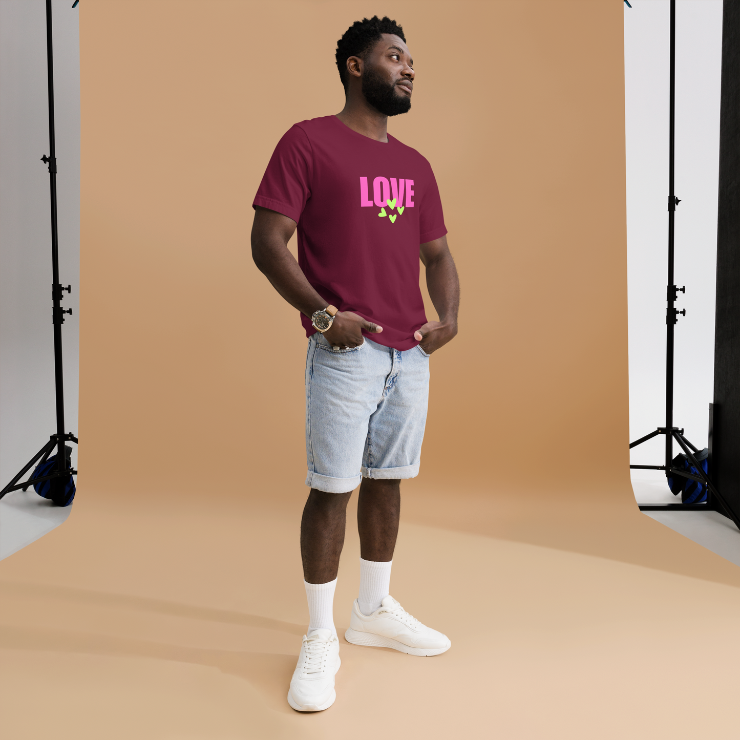 Bluelander Supima Tee: Elevate Style with Luxury Premium Cotton. Half Sleeves for Comfort & Positivity!