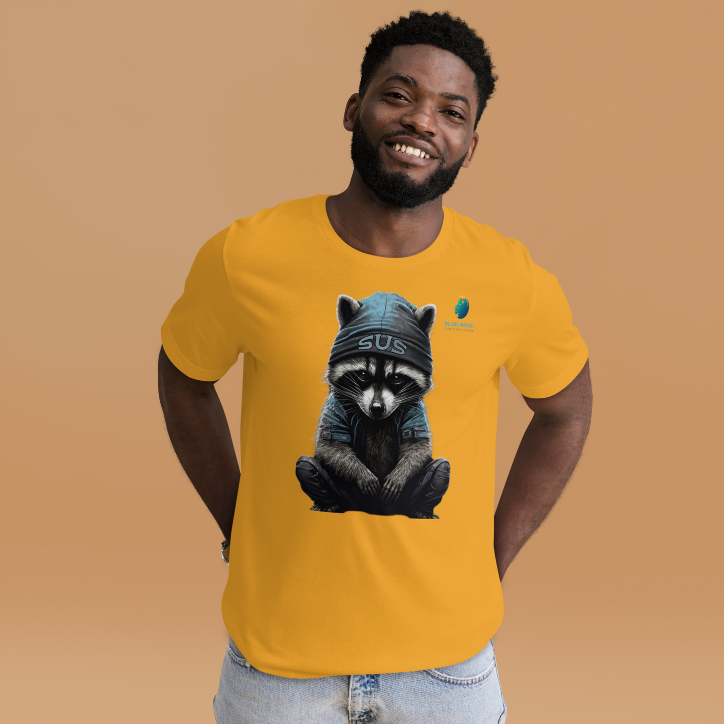 Be the Trend: Bluelander's Bio washed Unisex Premium Cotton T-Shirt.