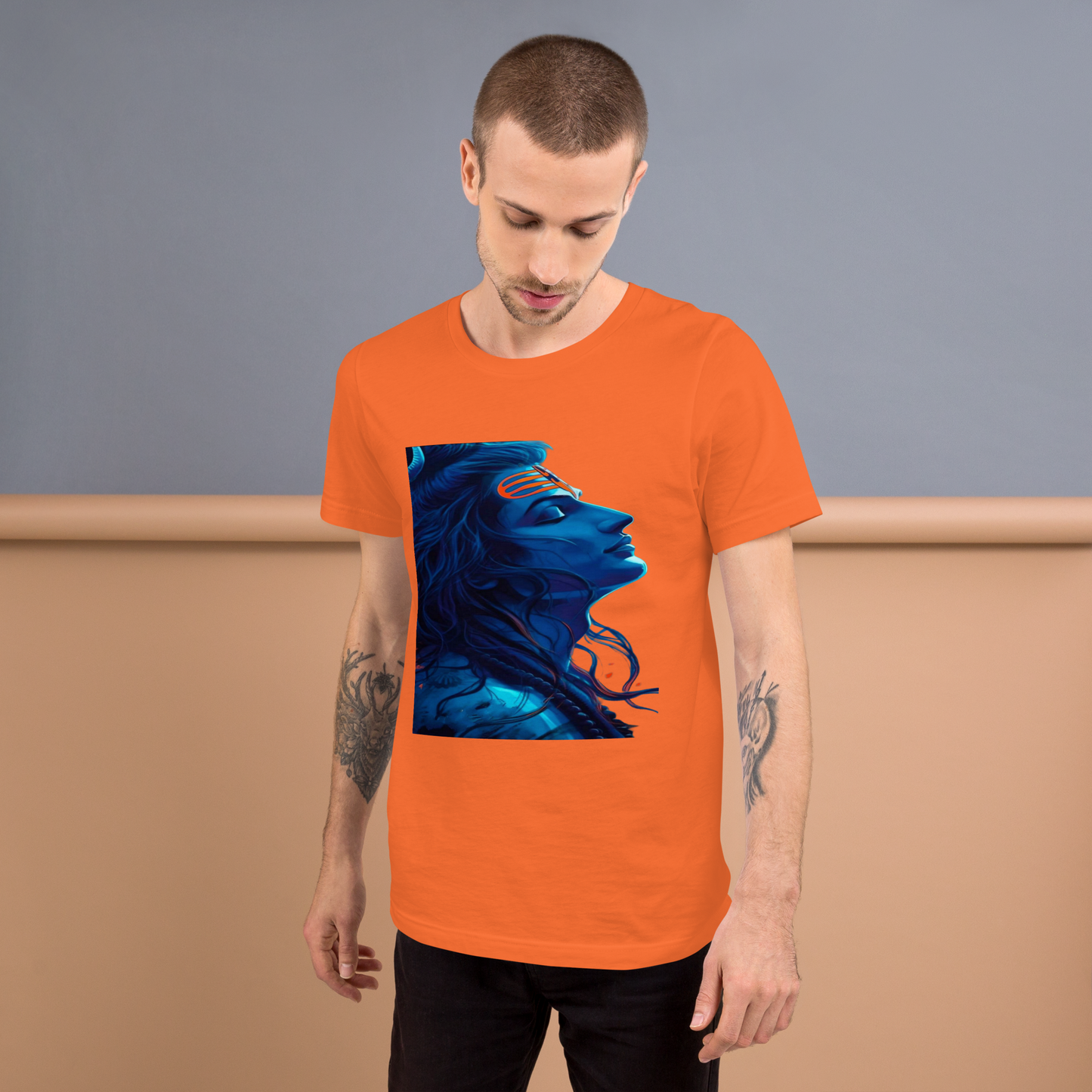 Divine Threads: Bluelander's Unisex Shiva Tees - Comfort Meets Faith This is an excellent title!