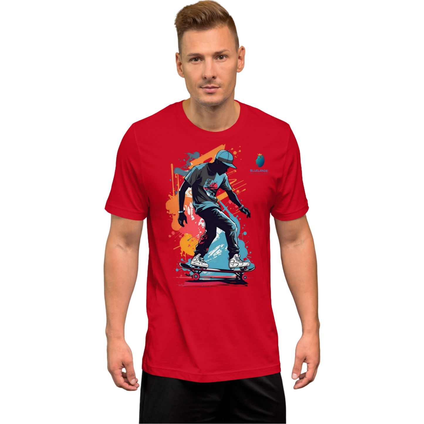 Trendsetter: Bluelander's Premium Cotton Bio-Washed Half-Sleeve T-Shirt.