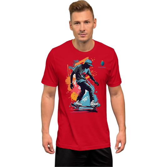 Trendsetter: Bluelander's Premium Cotton Bio-Washed Half-Sleeve T-Shirt.