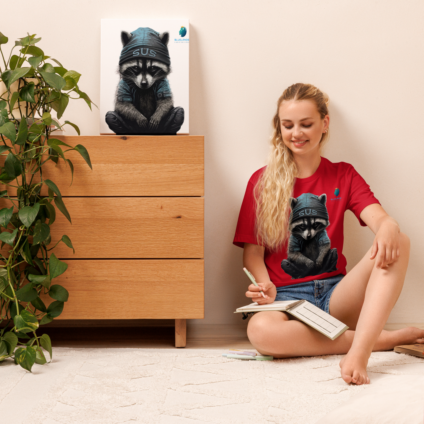 Be the Trend: Bluelander's Bio washed Unisex Premium Cotton T-Shirt.