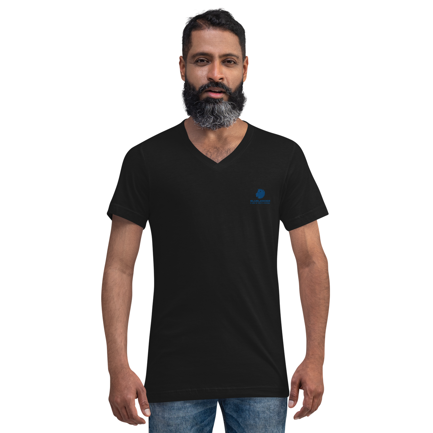 Discover Ultimate Comfort: Bluelander V-Neck Full Sleeve T-Shirt | 100% Cotton | Pre-Shrunk & Bio Washed,Explore Now!