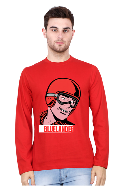 Unveil the Latest Designs with Bluelander's Cotton Full Sleeve T-Shirts!