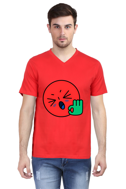 Embrace Comfort and Style: Bluelander's V Neck Half Sleeve Cotton T Shirt!