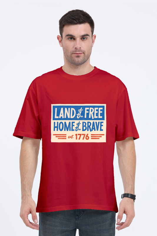 Unmatched Comfort: Bluelander Oversize Classic Cotton T-Shirts, Elevate Your Casual Look!