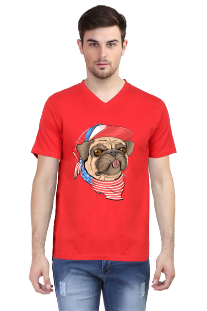 Elevate Your Look: Bluelander's V-Neck Cotton Half Sleeve T-Shirts!