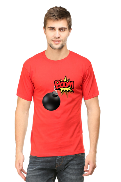 Embrace Comfort and Style in Bluelander's Cotton Half Sleeve T-Shirt!