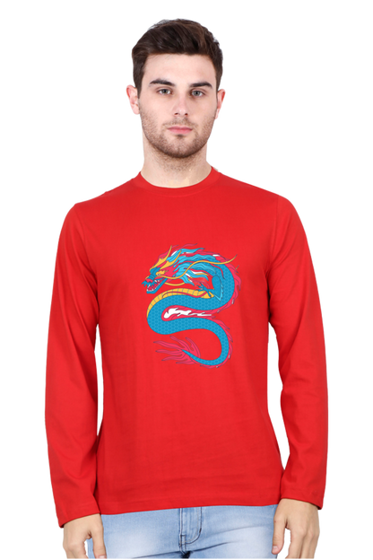 Fashion Begins Here: Bluelander's Cotton Full Sleeve T-Shirt - Elevate Your Style Journey!