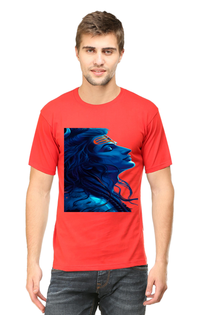 Divine Threads: Bluelander's Unisex Shiva Tees - Comfort Meets Faith  This is an excellent title!
