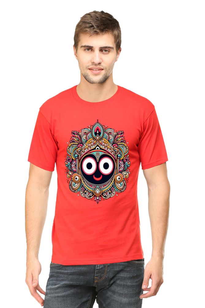 Sacred Comfort: Bluelanders  Premium  Cotton Unisex Half-Sleeve T-Shirt  Show drafts