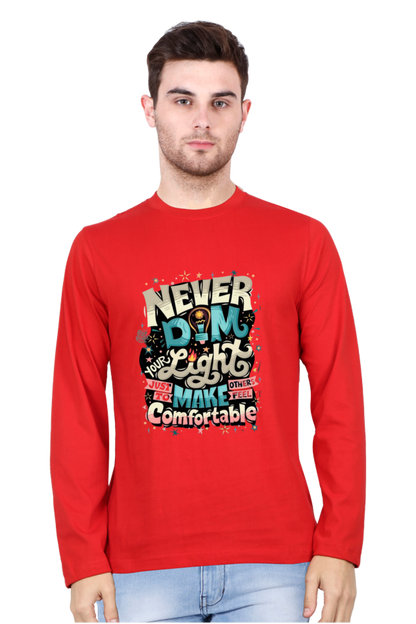 Bluelanders: Comfort Redefined - Unisex Premium Cotton Bio-Washed Full-Sleeve T-Shirt.