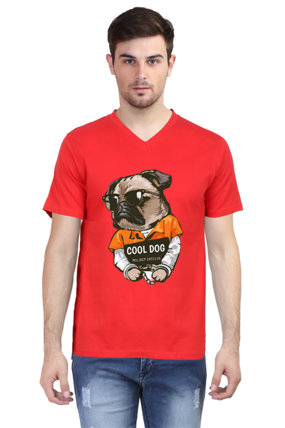 Vibrant V-Neck: Bluelander's V Neck Cotton Half Sleeve T-Shirts, Your Everyday Essential!