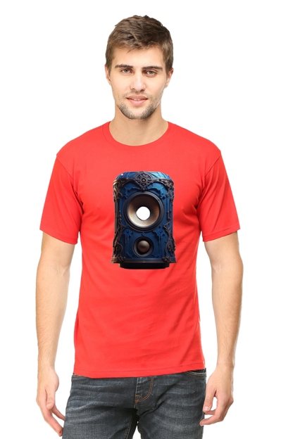 Half Sleeve Harmony: Unleash Your Inner Music with Enhanced Style in our Bluelander Cotton T-Shirt - Let Your Passion Sing
