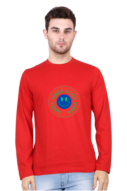 Level Up Your Style Game: Rocking Out in Bluelander's Cotton Full Sleeve T-Shirts!