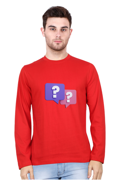 Unleash Your Style: Fun and Playful Vibes with Bluelander's Cotton Full Sleeve Tee!