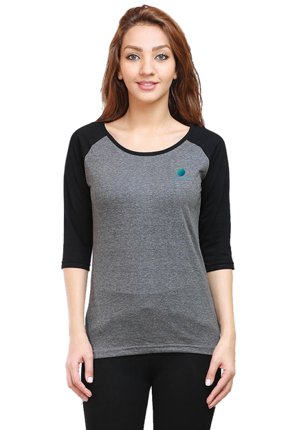 Bluelander Raglan Full Sleeve T-Shirt for Girls and Women Infuse Positive Energy and Slay All Day with Style