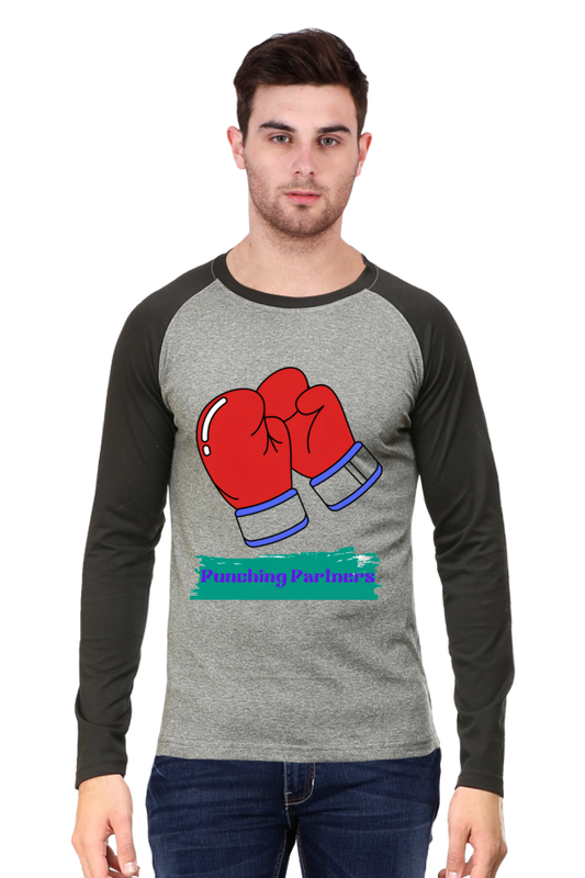 Bluelander's Raglan Cotton Full Sleeve T-Shirt: Elevate Your Style, Make a Statement!