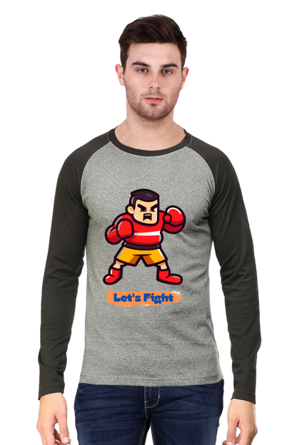 Step into Tomorrow's Fashion: Bluelander's Raglan Cotton Full Sleeve T-Shirt Leads the Way!