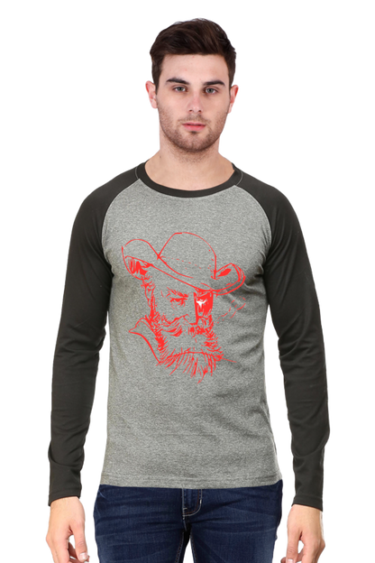 Step into the Future of Fashion with Bluelander's Raglan Cotton Full Sleeve T-Shirts!