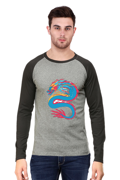 Bluelander's Raglan Cotton Full Sleeve Tee - Unleash Fashion Forward Comfort!