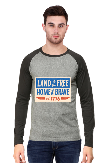 Bluelander's Raglan Cotton Full Sleeve T-Shirt, Elevate Your Fashion Game!